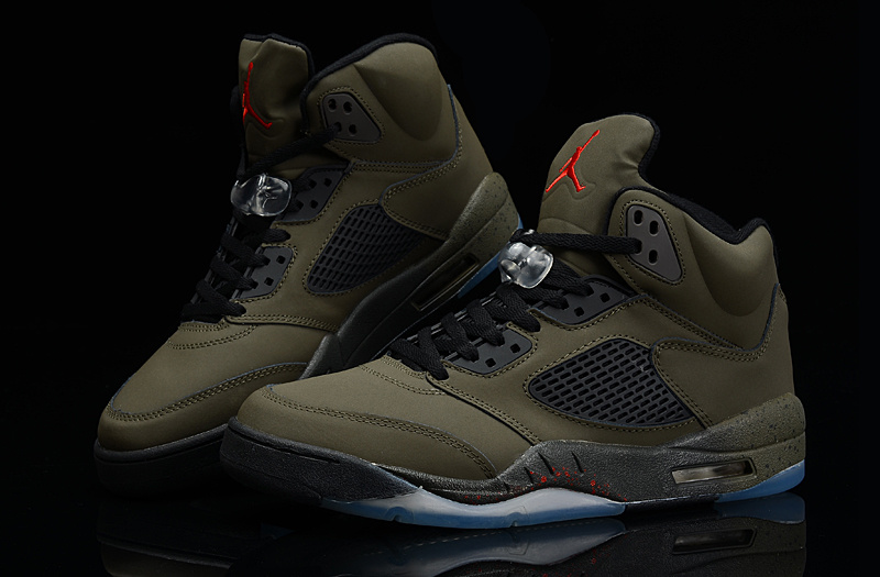 Air Jordan 5 Mens Shoes Brown/Black Online